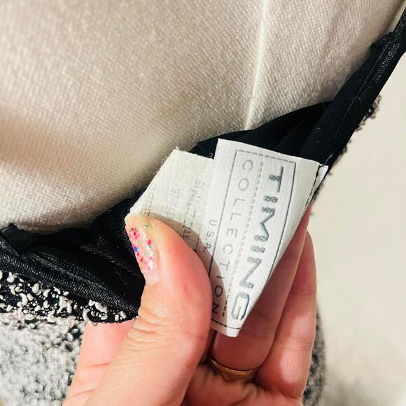 Ethereal vintage 90s goth bodycon midi strap dress Large made in USA witch glam - Picture 6 of 8